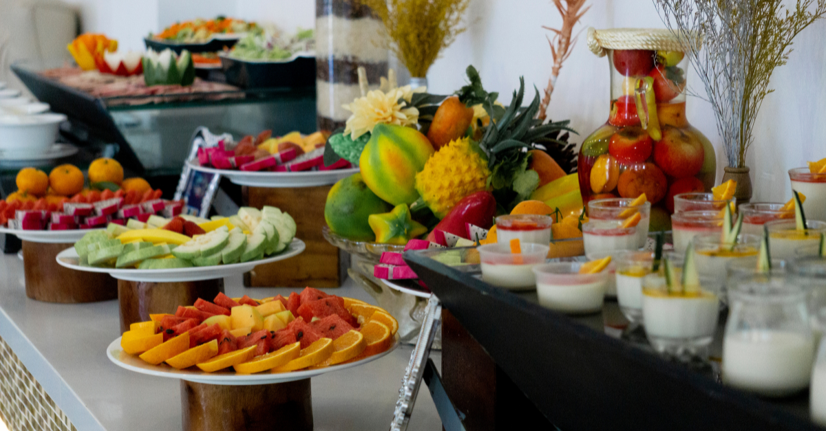 Weekend Breakfast Buffet with fresh seasonal fruits