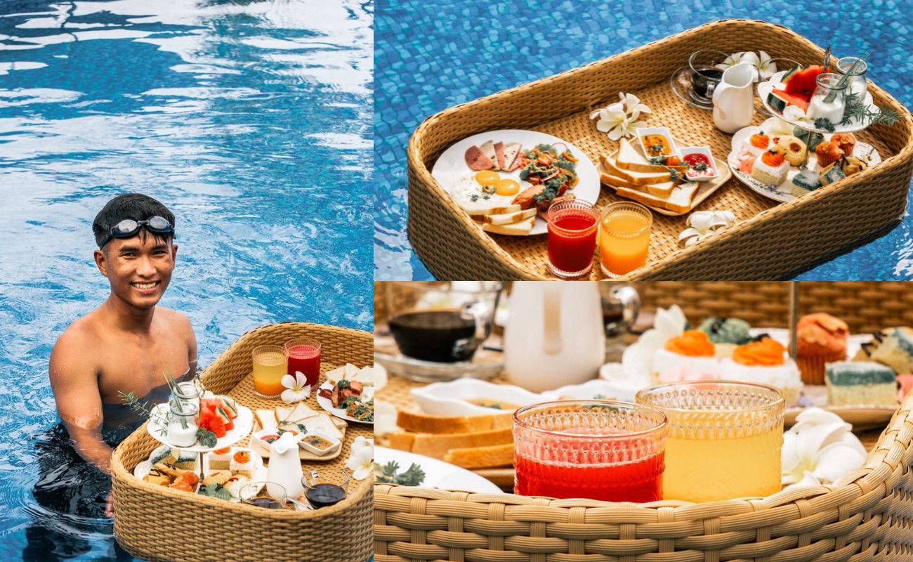 Floating Breakfast tại Seaside Boutique Resort Quy Nhơn